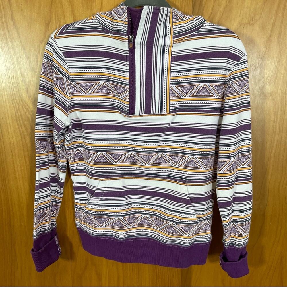 Cruel, 1/4 Zip Hoodie, Aztec Print. Size Small.  Excellent condition!